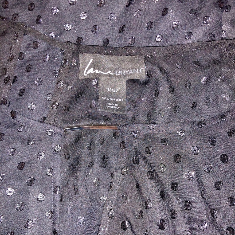 Lane Bryant Semi-Sheer blouse - Picture 4 of 6